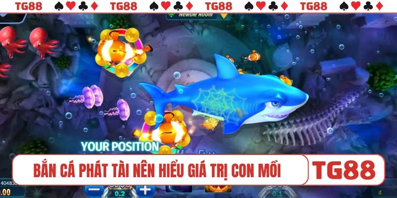 Bắn cá Phát Tài nên hiểu giá trị con mồi