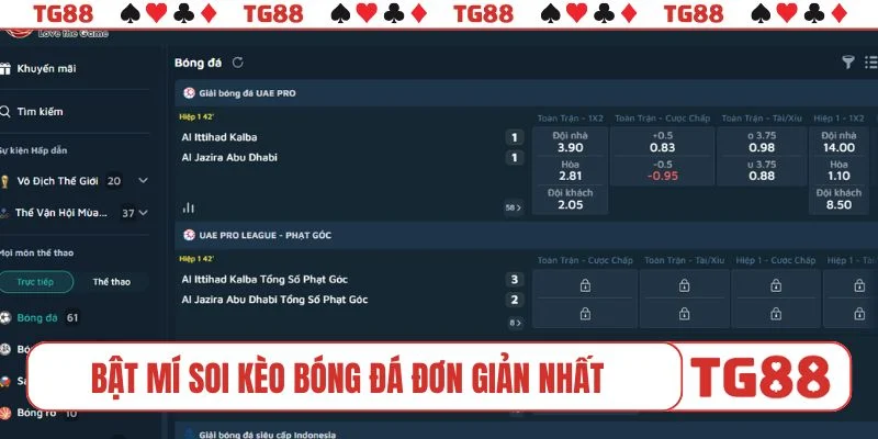 Bật mí soi kèo bóng đá đơn giản nhất