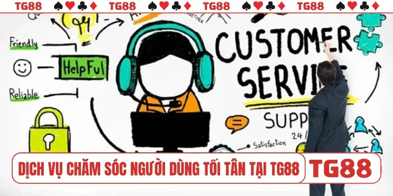 Dịch vụ chăm sóc người dùng tối tân tại TG88