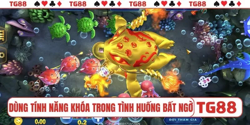 Dùng tính năng khóa trong tình huống bất ngờ